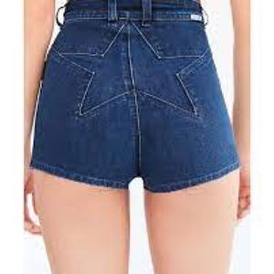 Wrangler High Rise Star Cheeky Shorts